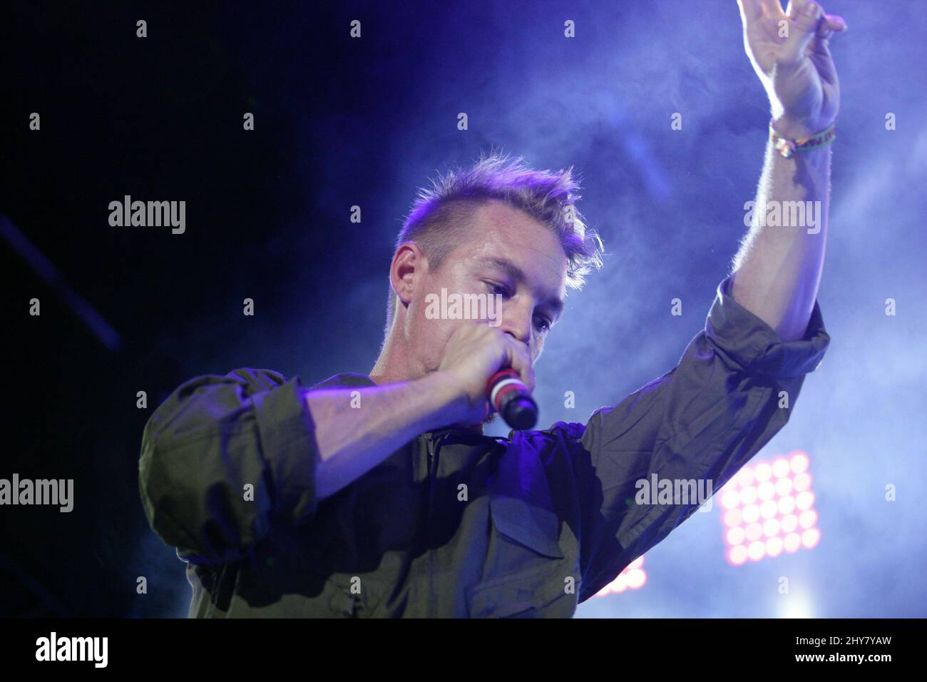 Diplo of Major Lazer during day 1 of the Life Is Beautiful Festival in Las Vegas, Nevada Stock