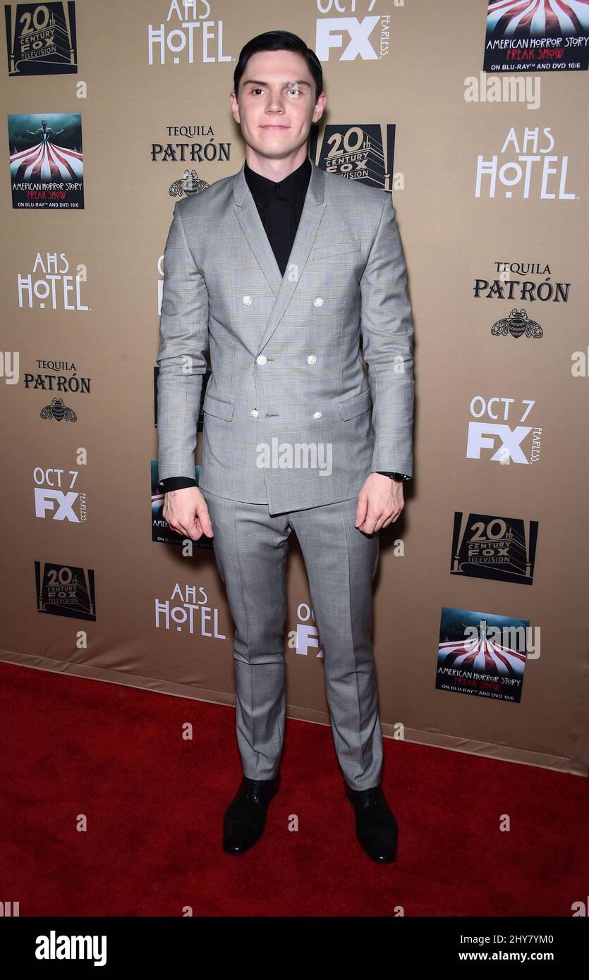 Evan Peters attending “American Horror Story: Hotel” World Premiere