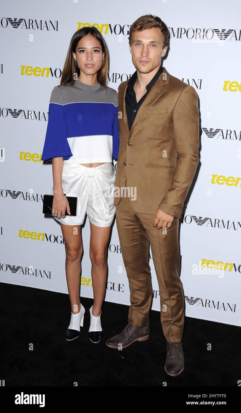 Kelsey Chow, William Moseley attending the 13th Annual Teen Vogue Young Hollywood party in Los Angeles, California. Stock Photo