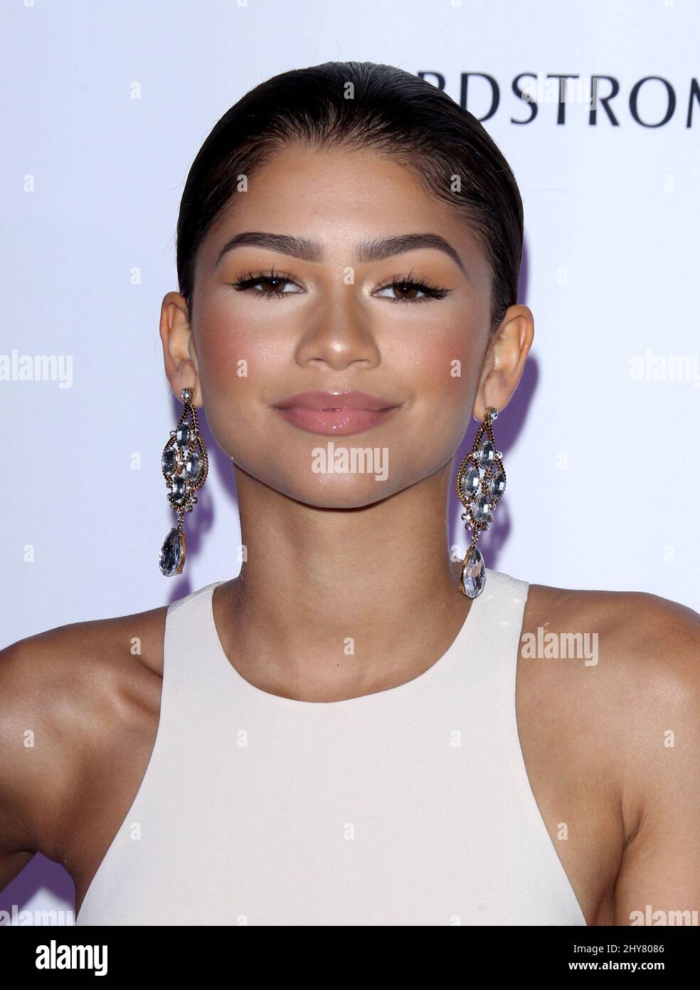 Zendaya Coleman attending a photocall at Nordstrom Del Amo Fashion ...