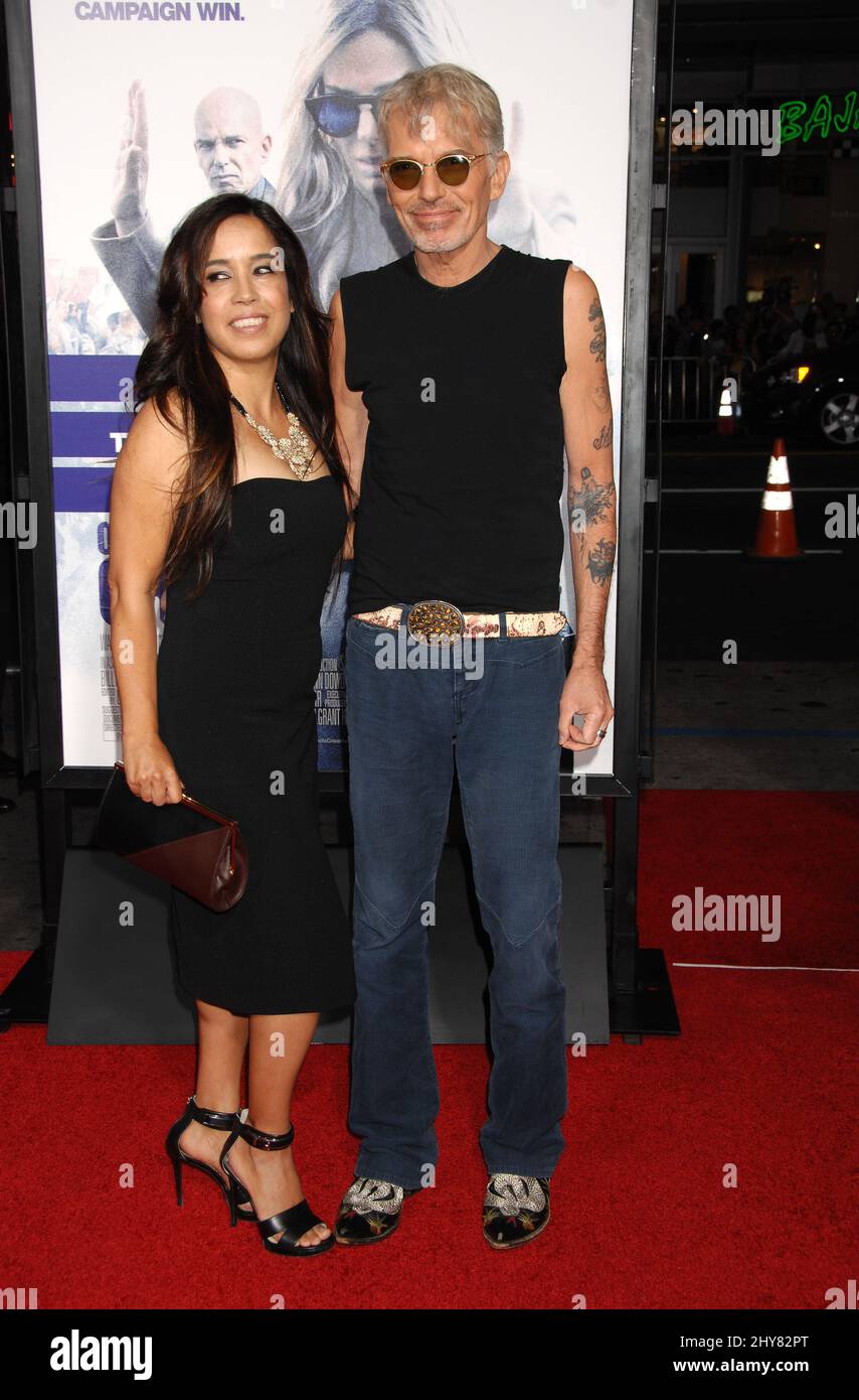 Billy Bob Thornton, wife Connie Angland 'Our Brand Is Crisis' Los Angeles Premiere held at the Chinese Theatre. Stock Photo
