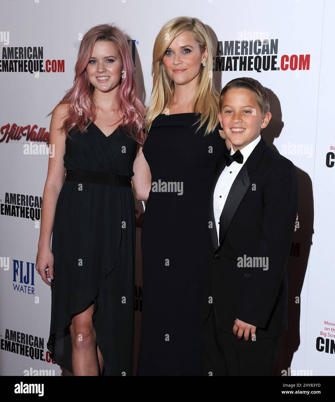 Reese Witherspoon, Ava Phillippe, Deacon Reese Phillippe arriving for