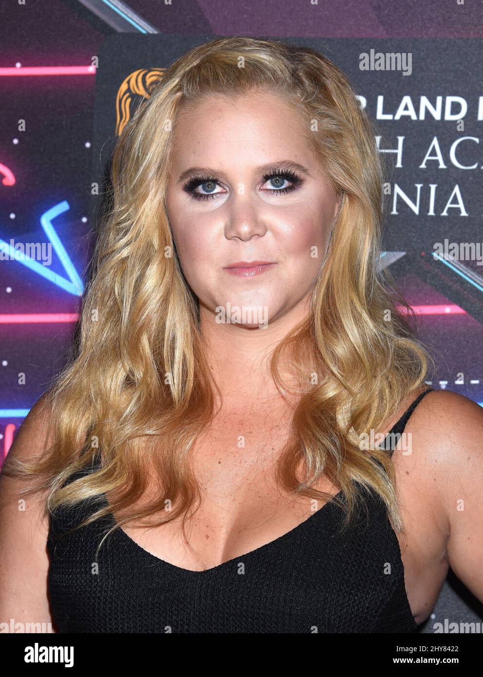 Amy Schumer arriving for the 2015 Jaguar Land Rover British Academy