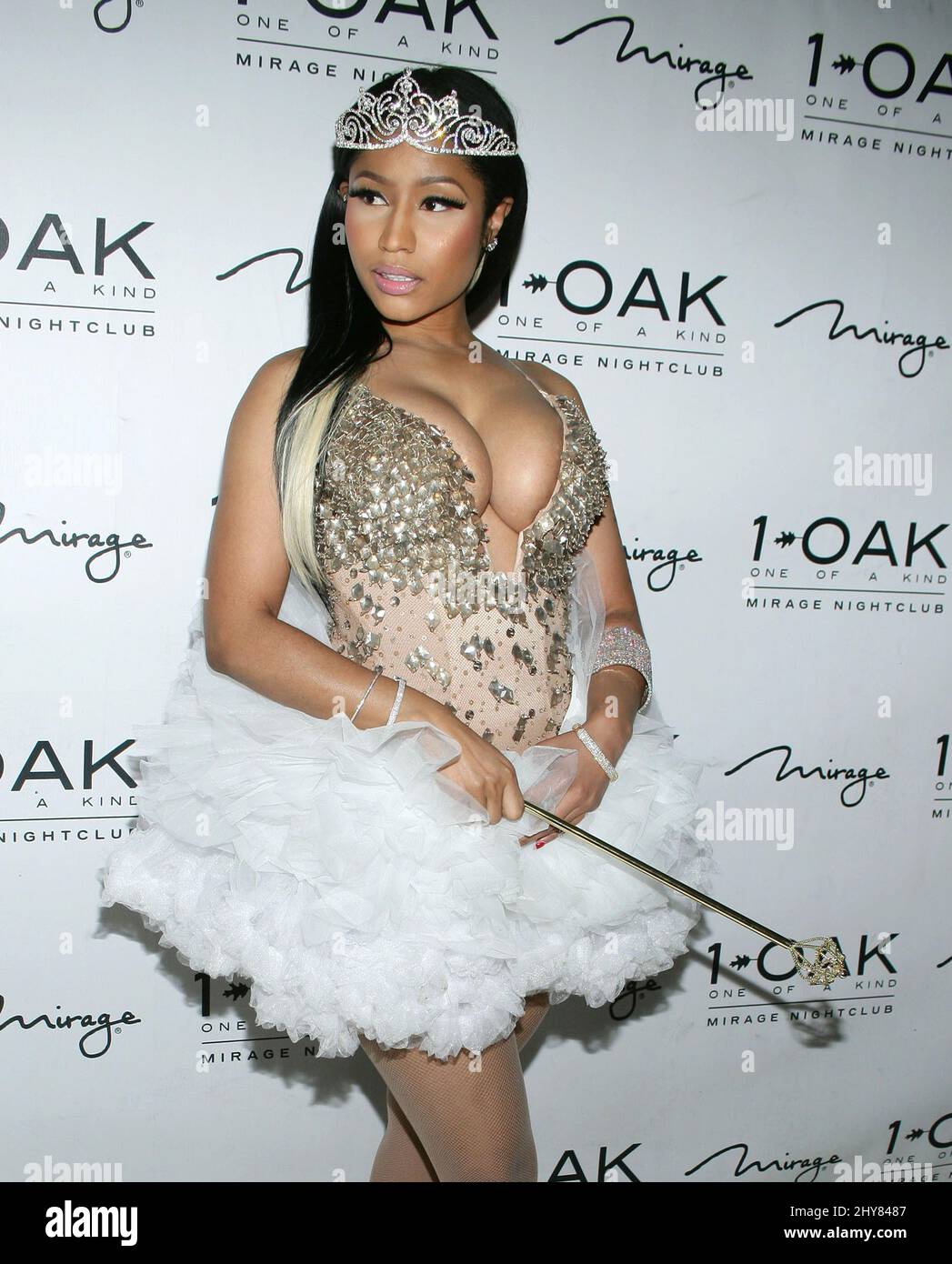 Nicki Minaj attending the FUNOAK Halloween Soiree held at 1 OAK Night