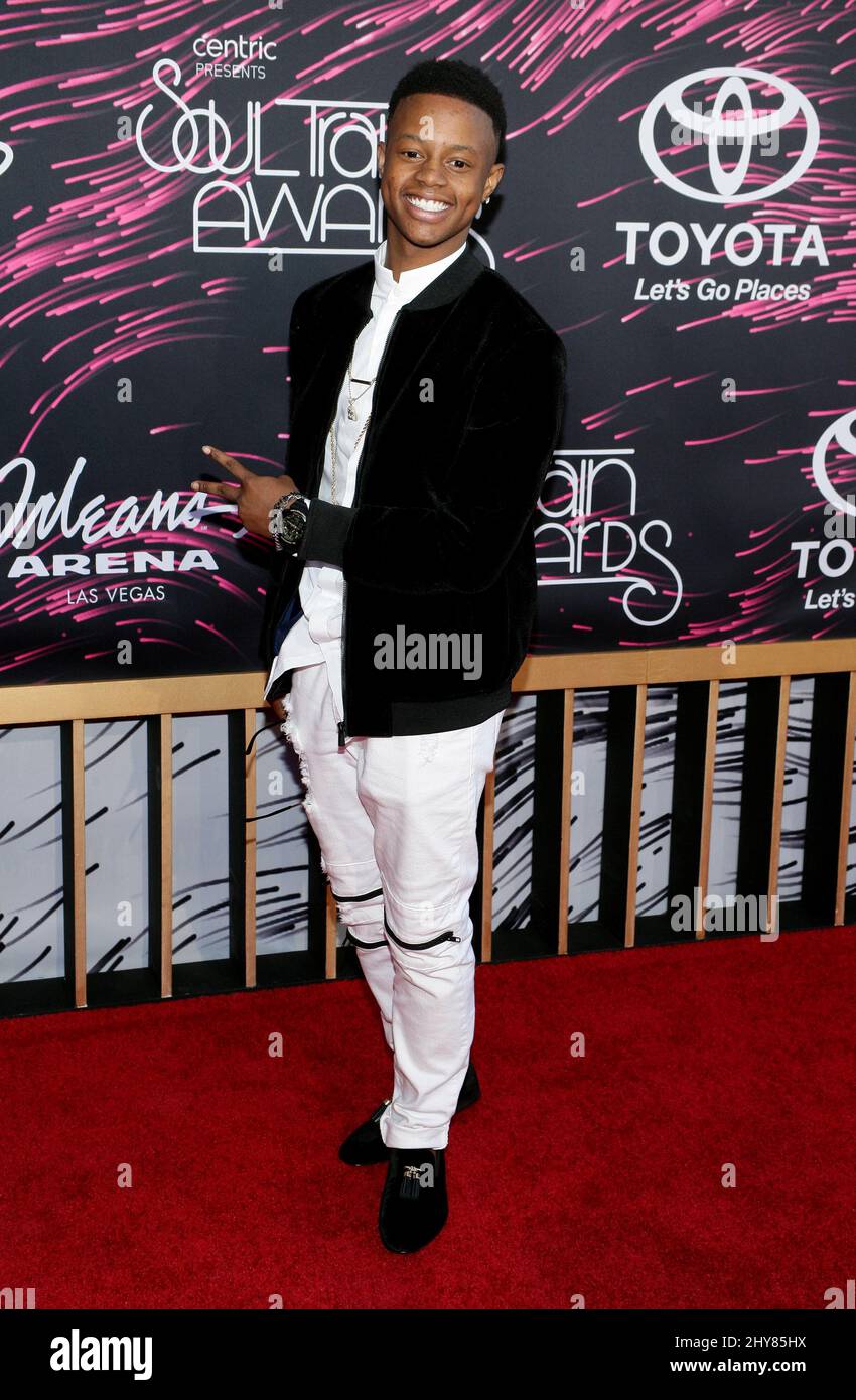 Silento attending the 2015 Soul Train Music Awards at the Orleans Arena, Orleans Hotel & Casino, Las Vegas. Stock Photo