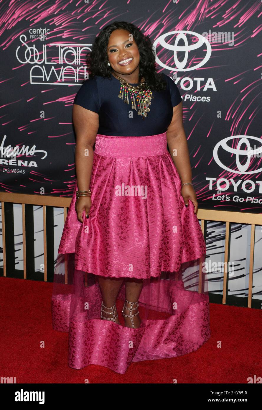 Tasha Cobbs attending the 2015 Soul Train Music Awards at the Orleans Arena, Orleans Hotel & Casino, Las Vegas. Stock Photo