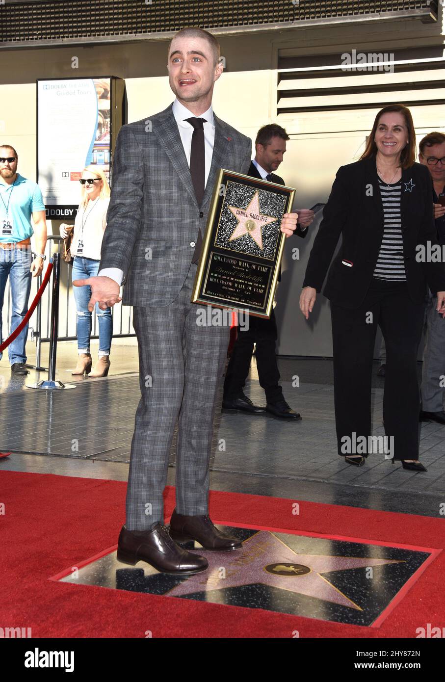 Daniel Radcliffe Hollywood Walk of Fame Star Ceremony Stock Photo Alamy