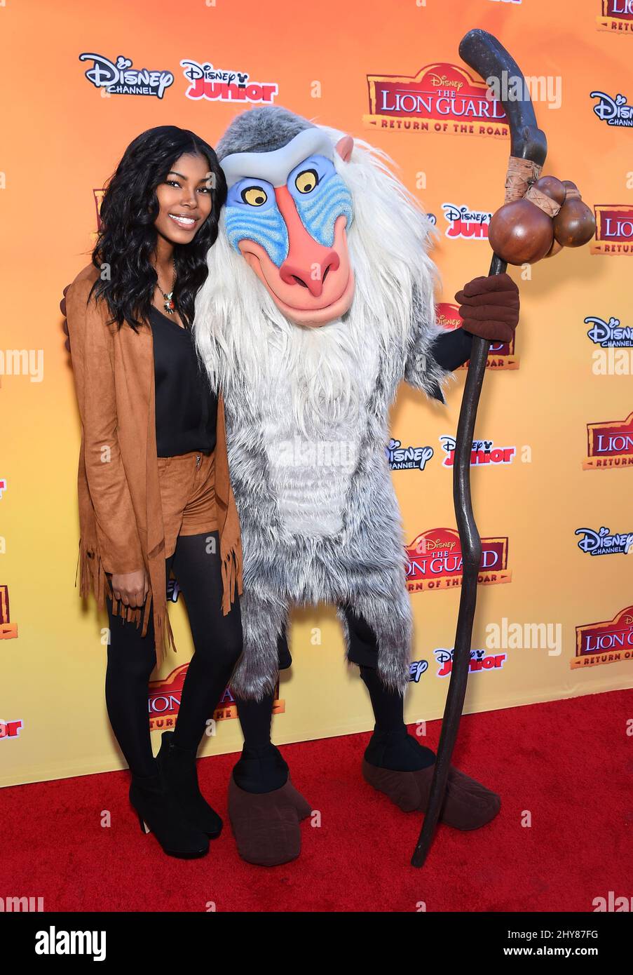 Diamond White attending the premiere of Disney s The Lion Guard Return Of The Roar TV Movie Premiere at the Walt Disney Studios Lot Stock Photo Alamy
