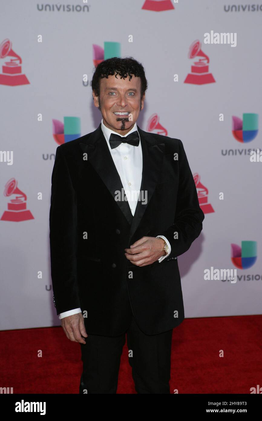 David Longoria attends the 2015 Latin Grammy Awards on November 19, 2015 at the MGM Grand Arena in Las Vegas, Nevada. Stock Photo