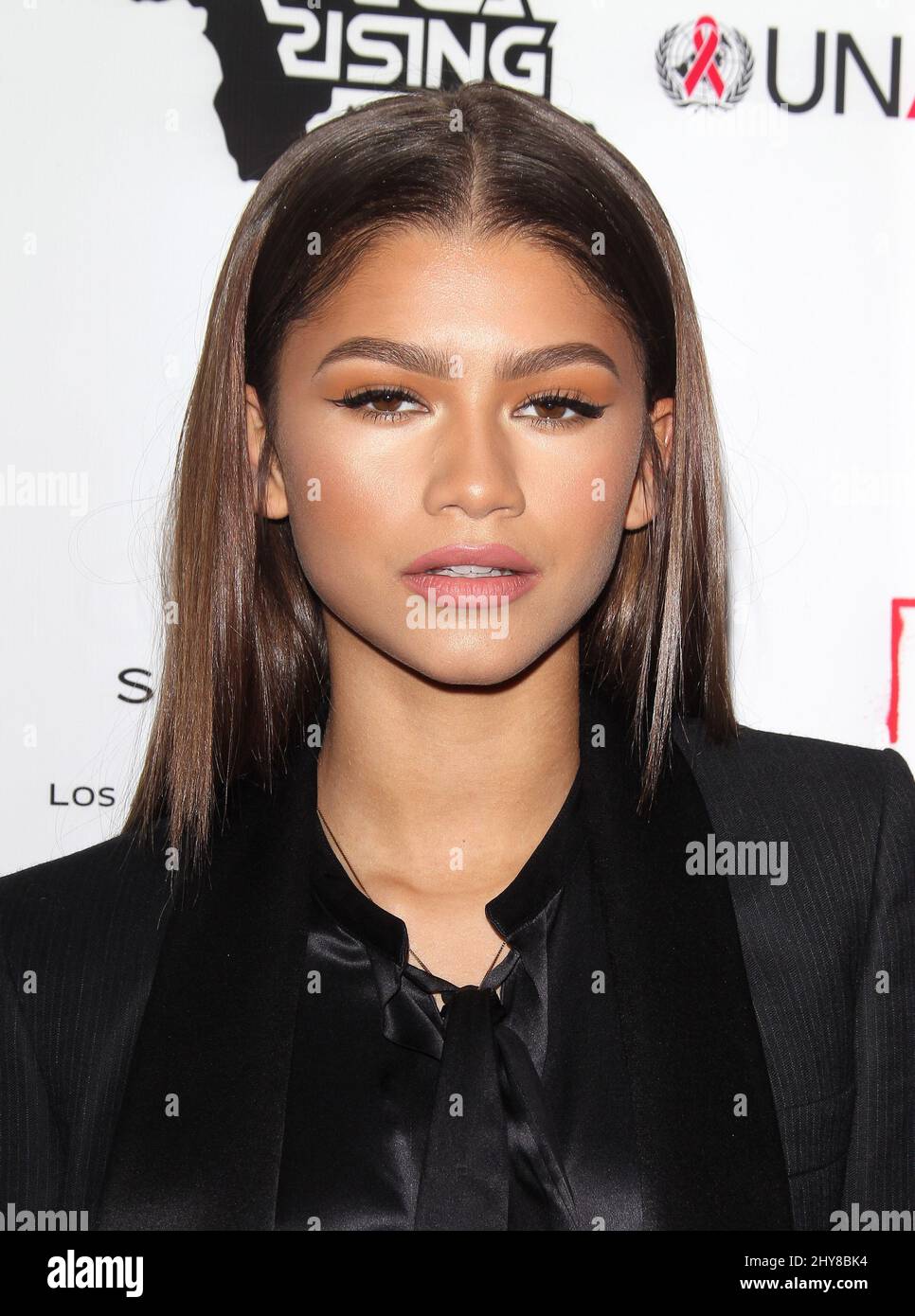 Zendaya Coleman attending the Inaugural World AIDS Day Benefit held at the Sofitel Hotel Stock Photo