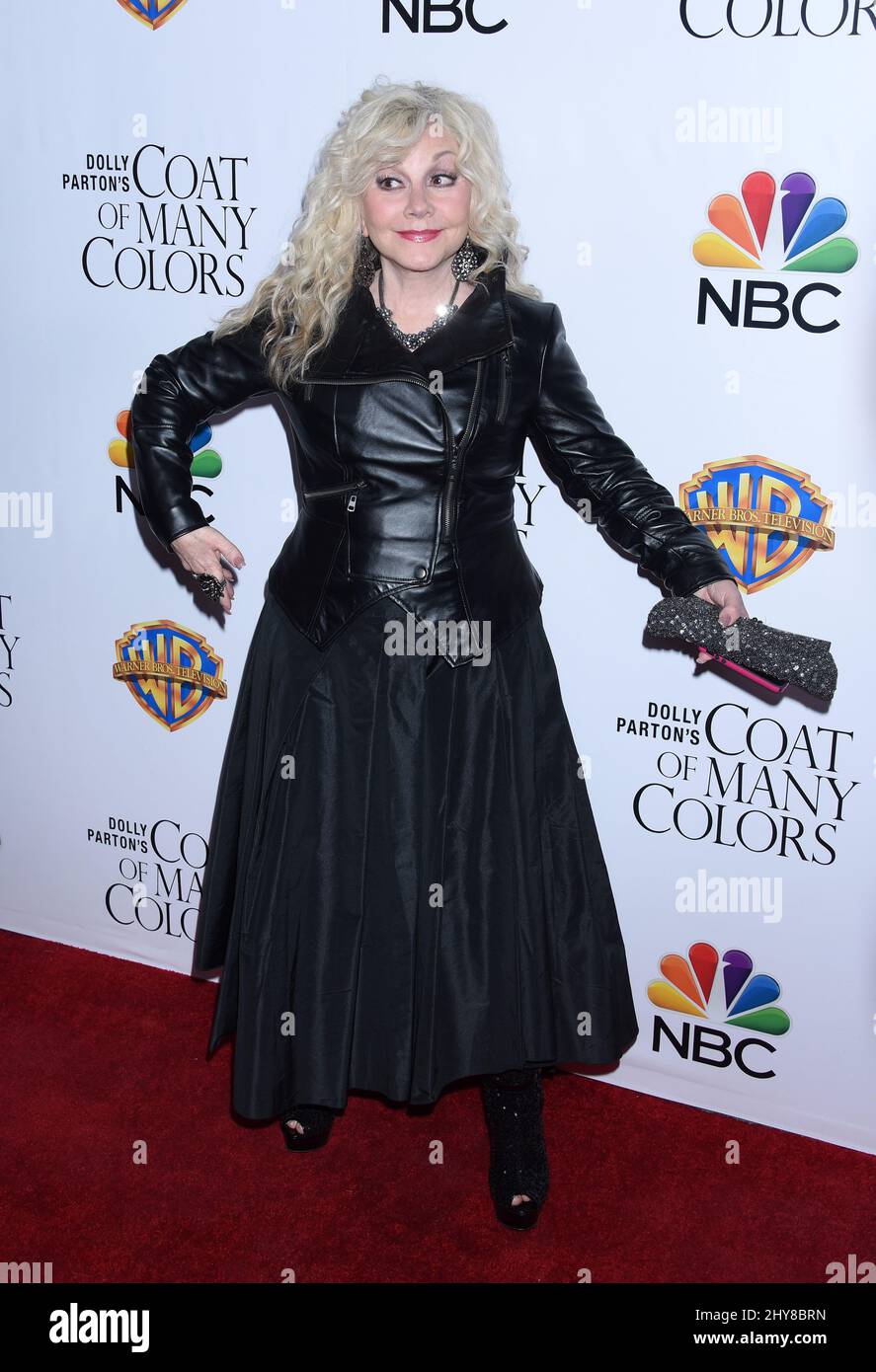 Stella Parton attending Dolly Parton's 'Coat of Many Colors' cast and crew screening held at the Egyptian Theatre Stock Photo