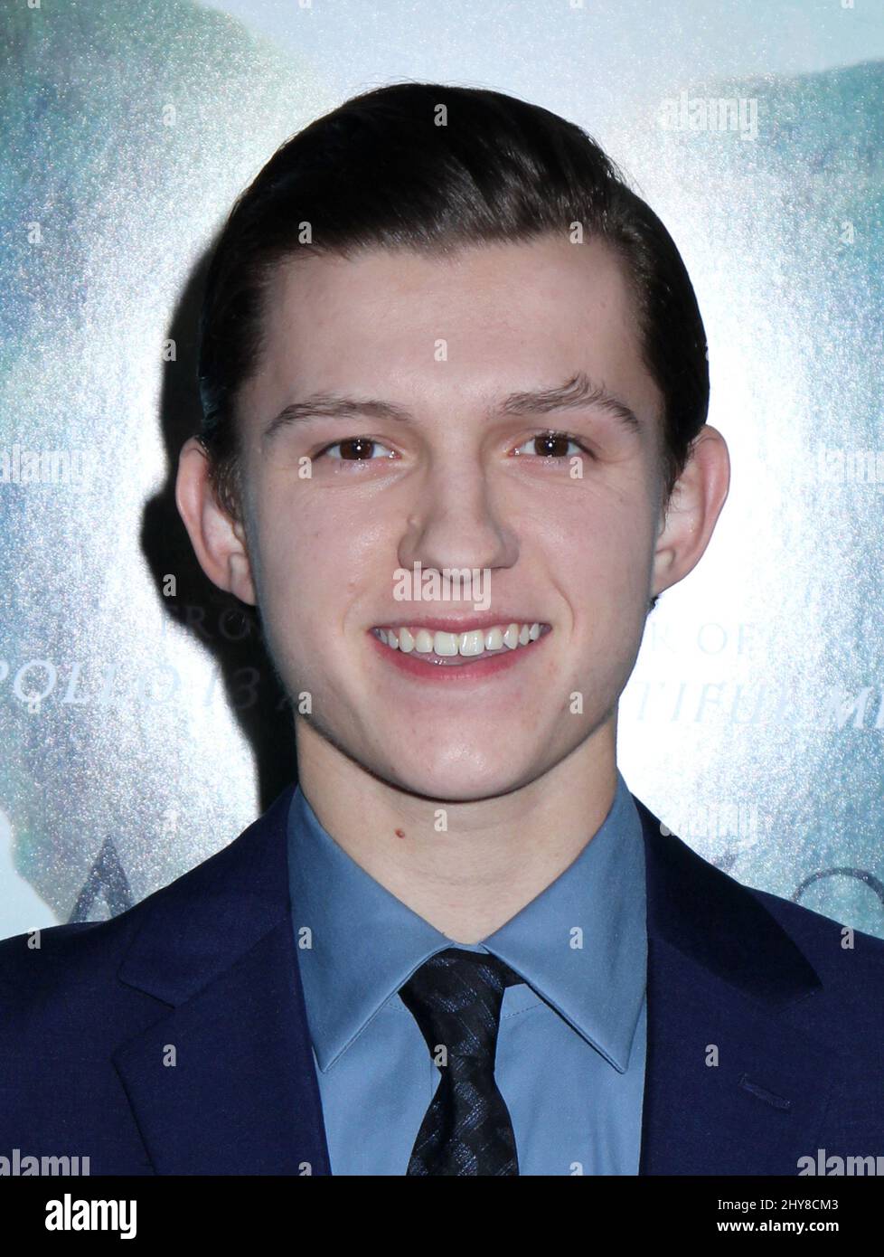 Tom Holland attending the premiere of In The Heart of The Sea in New ...