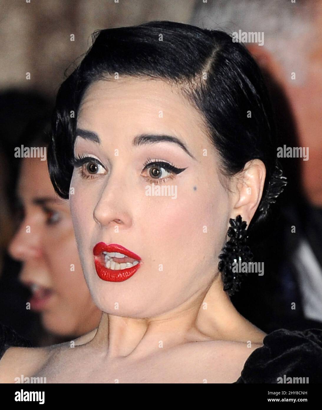 Dita Von Teese attending the 75th Anniversary Holiday Benefit held by