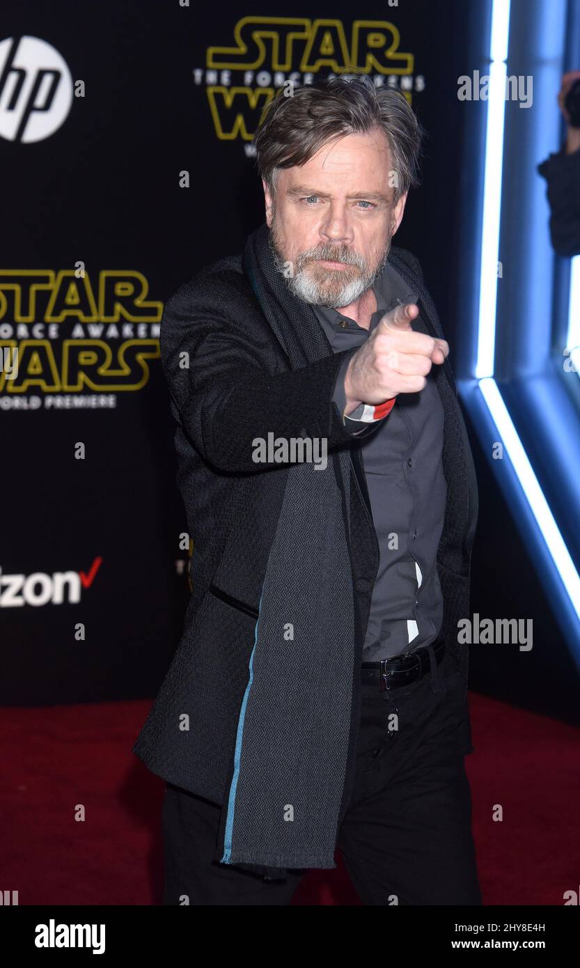 Mark Hamill 'Star Wars: The Force Awakens' World Premiere held at the Dolby Theatre Stock Photo