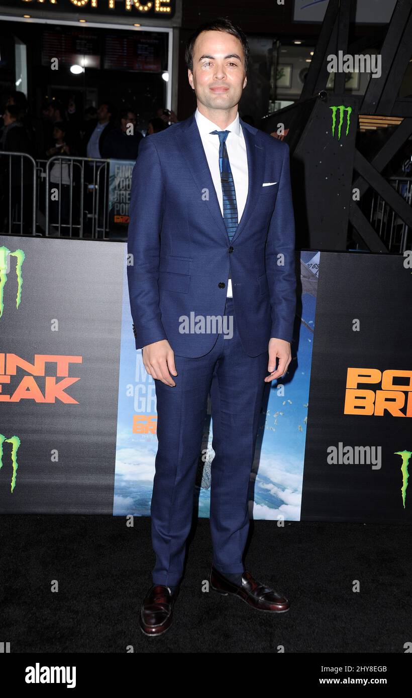 Nikolai Kinski attending the Point Break Hollywood Premiere Stock Photo