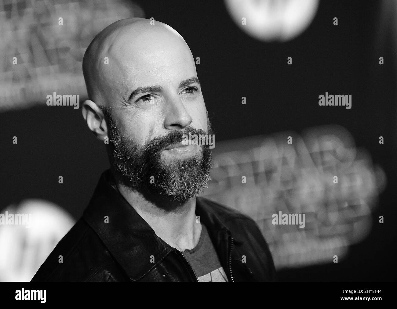 Chris Daughtry attending the Star Wars: The Force Awakens Premiere Stock Photo