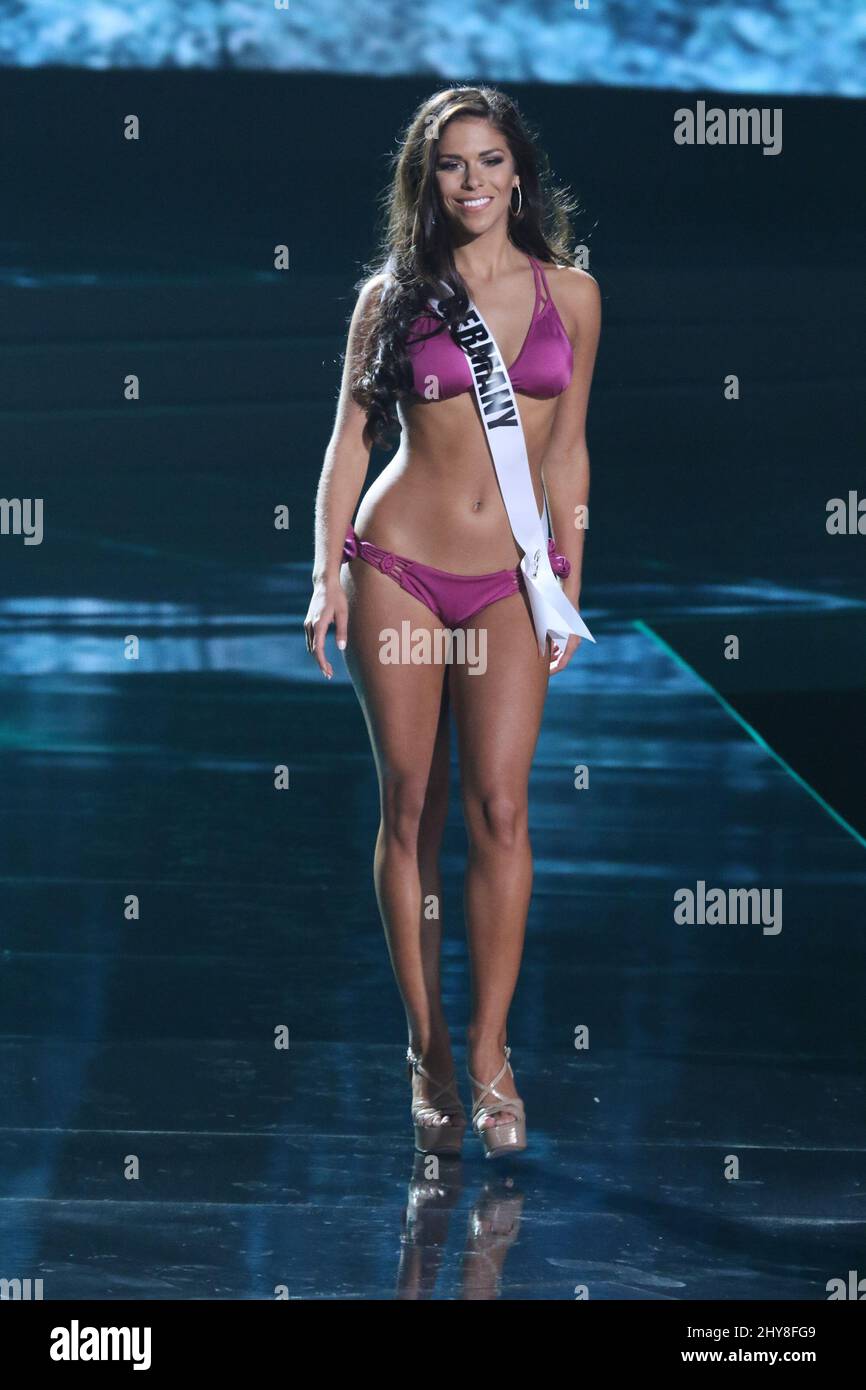 Miss Germany, Sarah-Lorraine Riek takes part in the Miss Universe Preliminary Competition, Planet Hollywood Resort & Casino Stock Photo