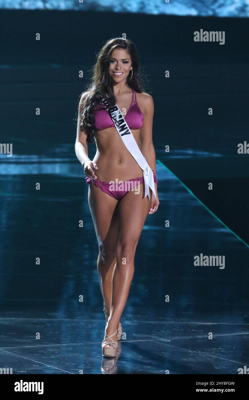 Miss Germany, Sarah-Lorraine Riek takes part in the Miss Universe Preliminary Competition, Planet Hollywood Resort & Casino Stock Photo