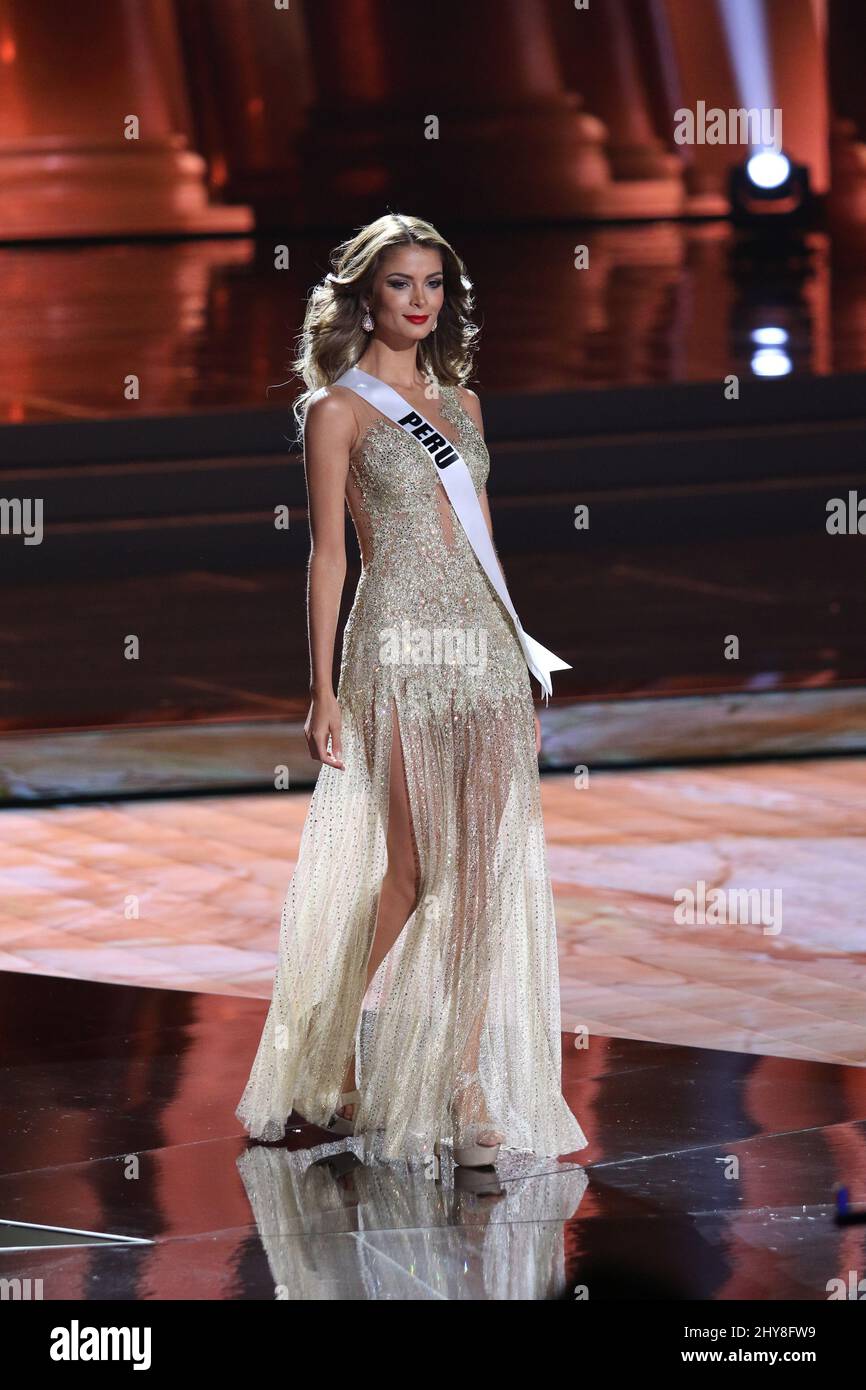 Miss Peru, Laura Spoya takes part in the Miss Universe Preliminary ...