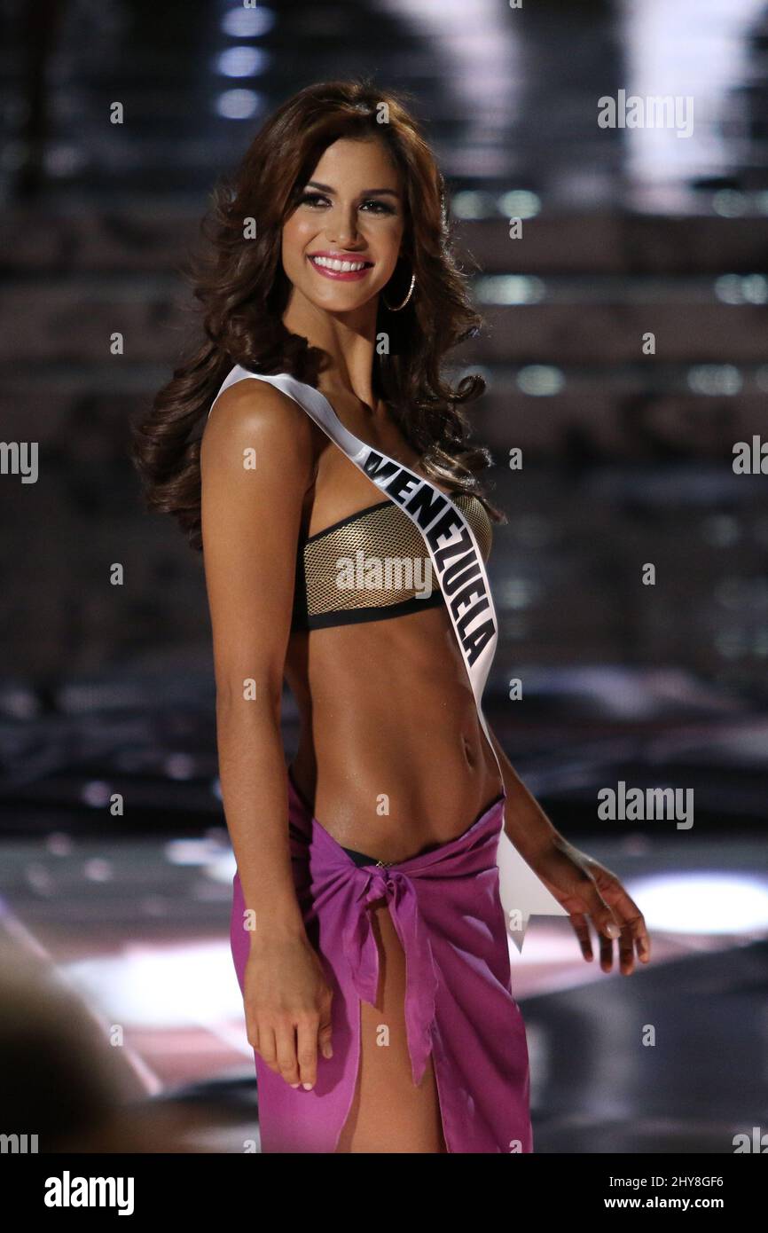 Miss Venezuela, Mariana Jimenez during the 2015 MISS UNIVERSE Pageant, Planet Hollywood Resort & Casino Stock Photo