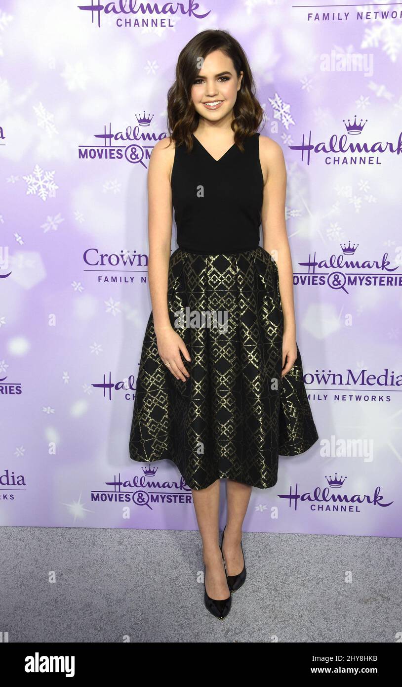 Bailee Madison attending the Hallmark Channel and Hallmark Movies and  Mysteries Winter 2016 Television Critics Association Press Tour Event held  at the Tournament of Roses House held at the Tournament of Roses