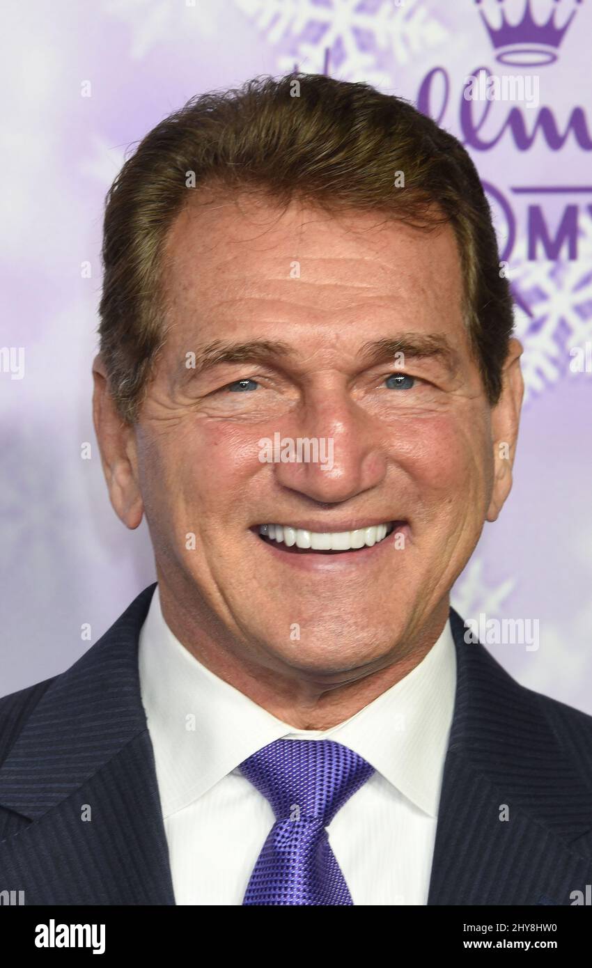 Joe Theismann attending the Hallmark Channel and Hallmark Movies and Mysteries Winter 2016 Television Critics Association Press Tour Event held at the Tournament of Roses House in Pasadena, USA. Stock Photo