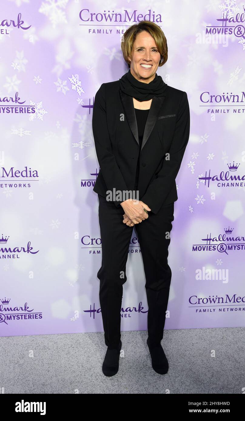 Mary Carillo attending the Hallmark Channel and Hallmark Movies and