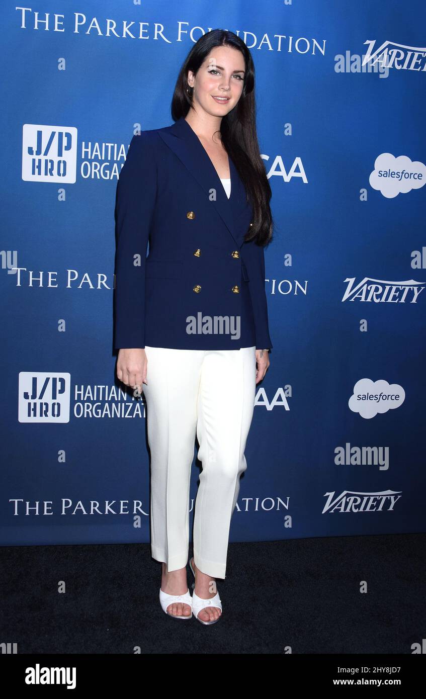 Lana Del Rey attending the 5th Annual Help Haiti Home, A Gala to benefit J/P Haitian Relief Organisation held at the Montage Beverly Hills Hotel Stock Photo