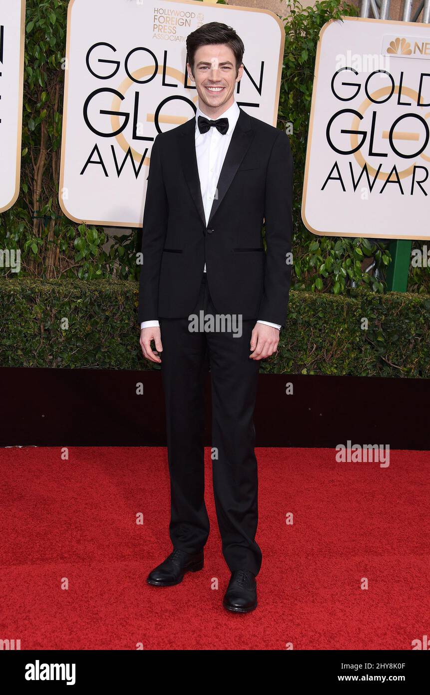 Grant Guston attending the 73rd Annual Golden Globe Awards held at the Beverly Hilton Hotel in Los Angeles, January 10, 2016. Stock Photo