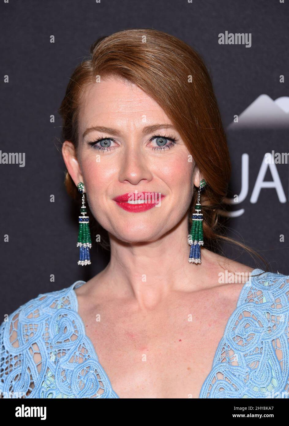 Mireille Enos attending the InStyle and Warner Brothers Golden Globes