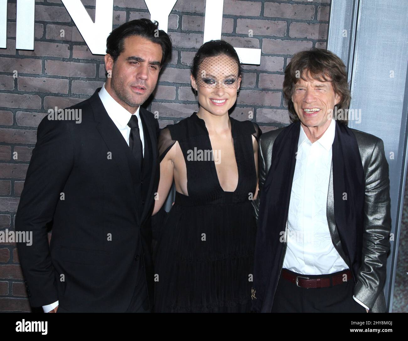 Bobby Cannavale Olivia Wilde And Mick Jagger Attending The Vinyl New