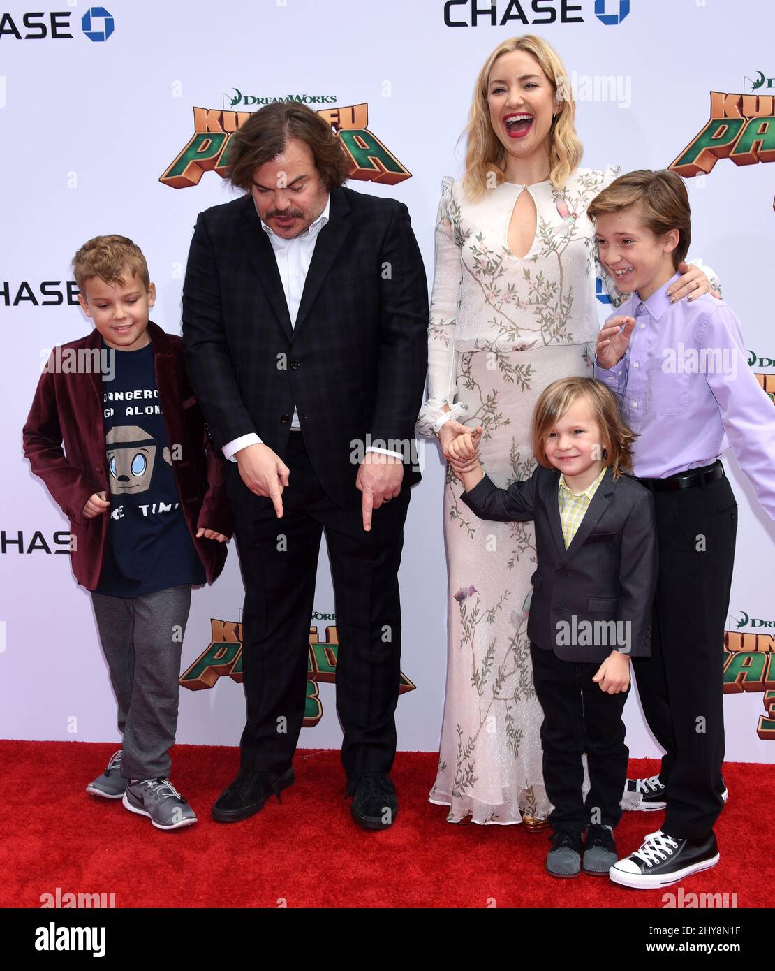 Jack Black with his son Samuel Black at Coldwater Park Los Angeles,  California - 11.10.09 Stock Photo - Alamy