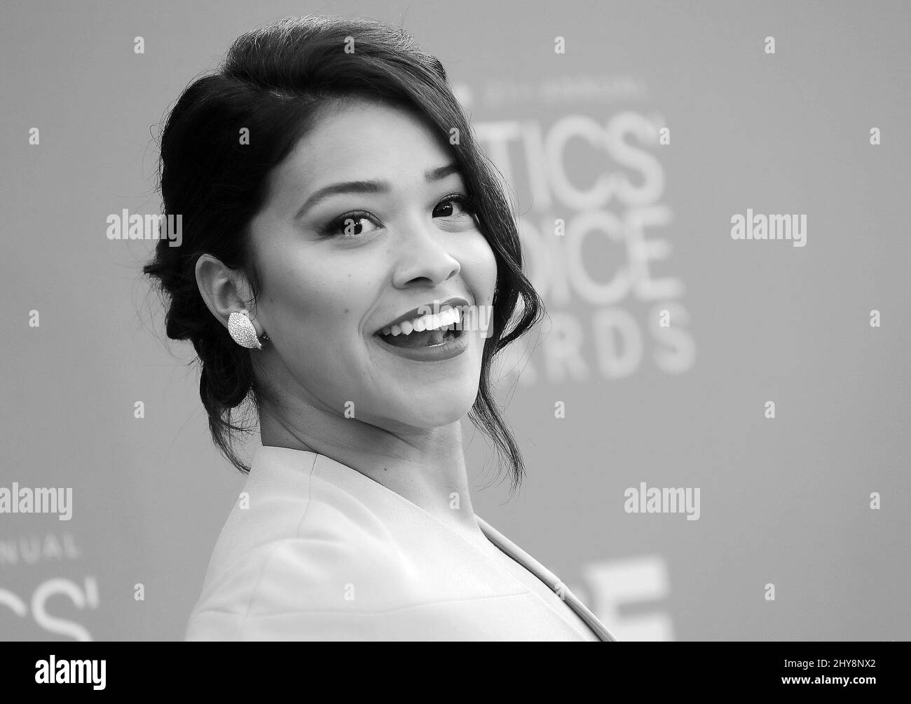 Gina Rodriguez attending at the 21st annual Critics' Choice Awards at