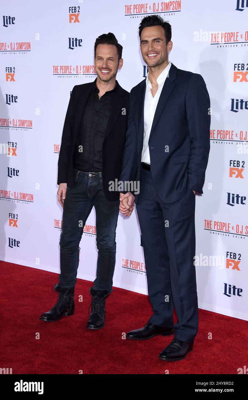 Cheyenne jackson and husband hires stock photography and images Alamy