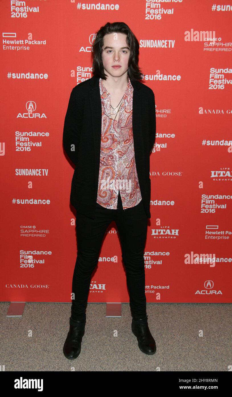 Mark McKenna attending 'Sing Street' Premiere at the 2016 Sundance Film ...