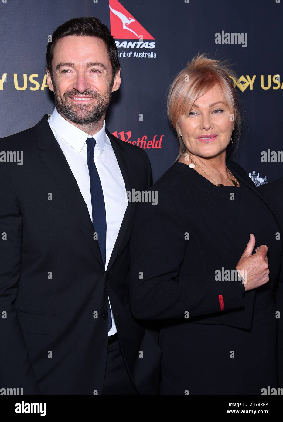 Hugh Jackman & Deborra-Lee Furness attending the 2016 G'Day USA Los ...