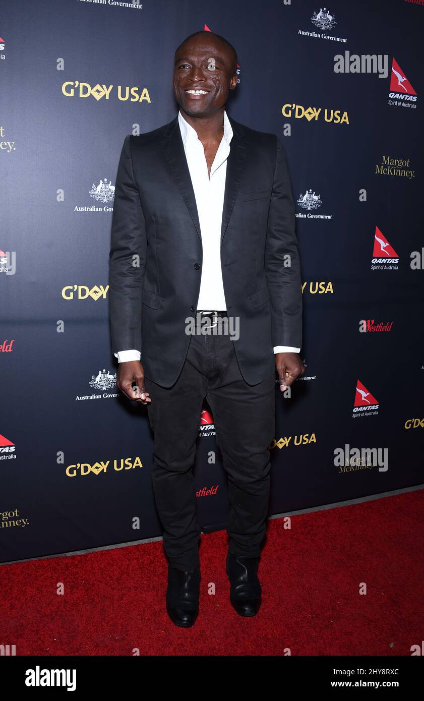 Seal attending the 2016 G'Day USA Los Angeles Gala Stock Photo