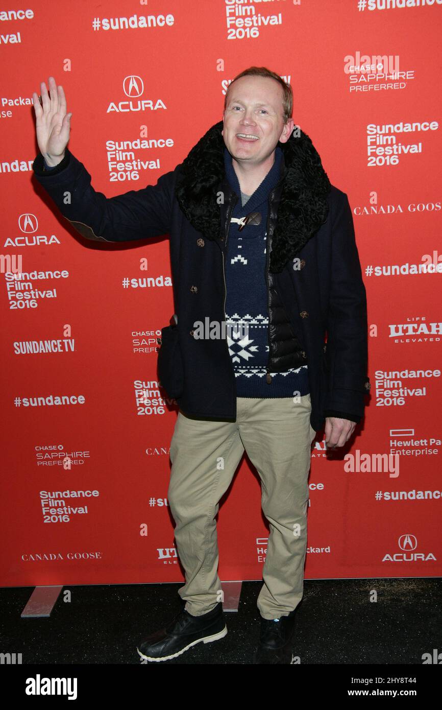 Pat Healy attending the Carnage Park Premiere at the Sundance Film Festival 2016, The Library Theatre in Park City, Utah. Stock Photo