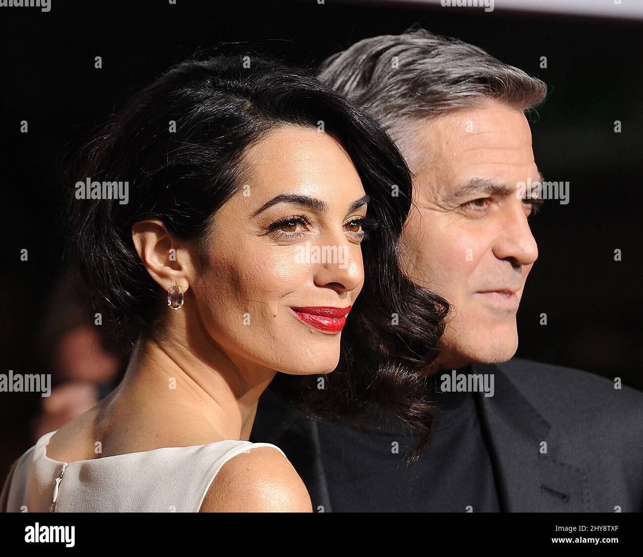George Clooney & Amal Alamuddin attending the 