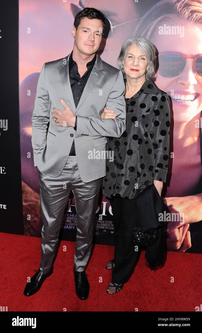 Benjamin Walker, Jeannine Walker attending "The Choice" Los Angeles Special  Screening held at Arclight Hollywood Stock Photo - Alamy