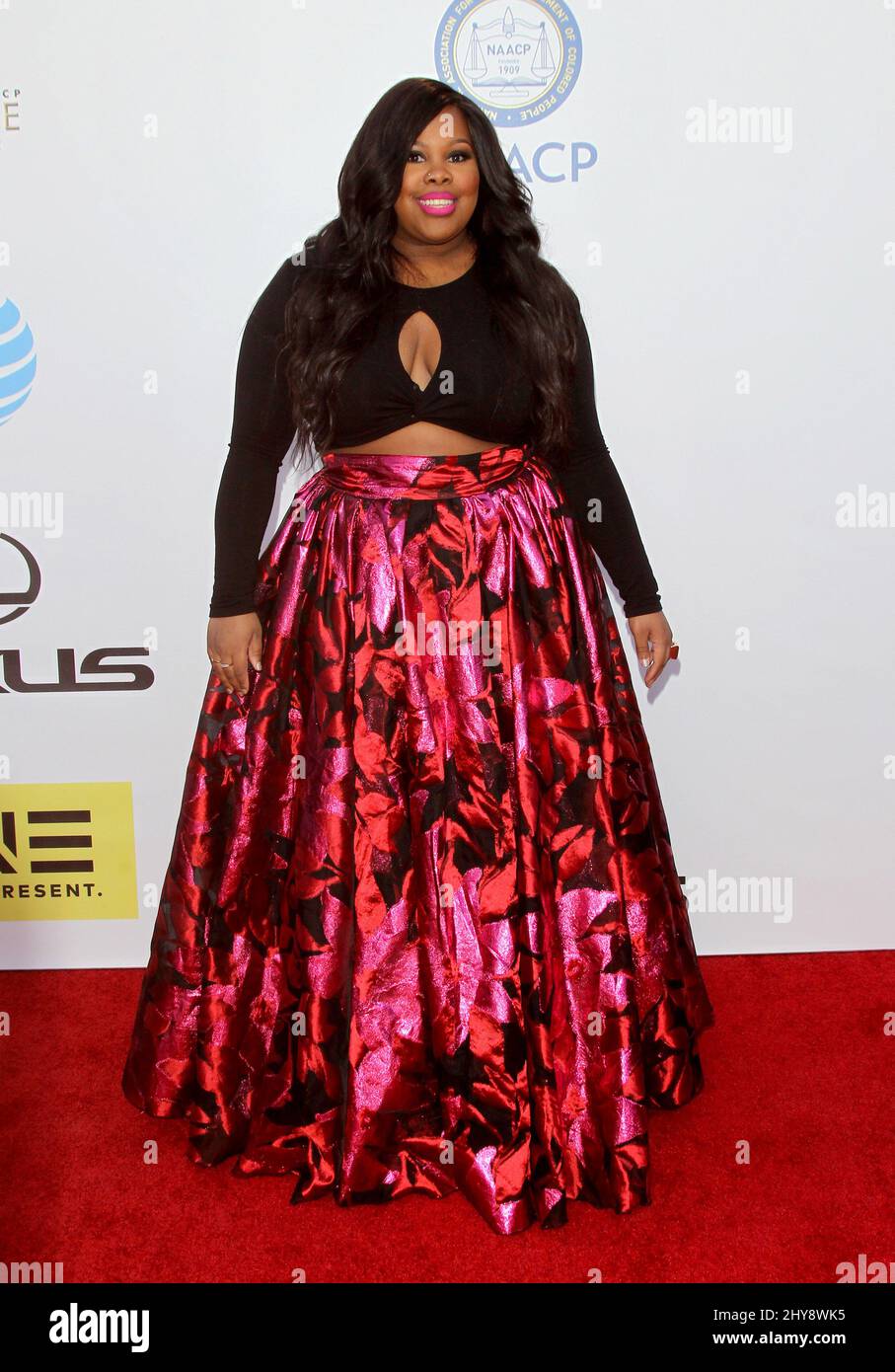 Amber Riley attending the 47th NAACP Image Awards held at the Pasadena ...