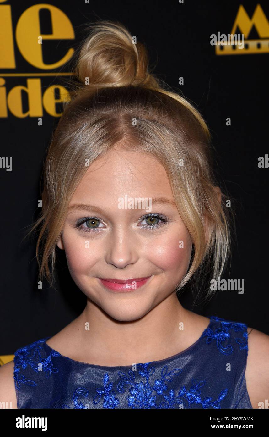 Alivia Lyn Lind attending the 24th Annual MovieGuide Awards held at the Universal Hilton Hotel in Universal City, California. Stock Photo