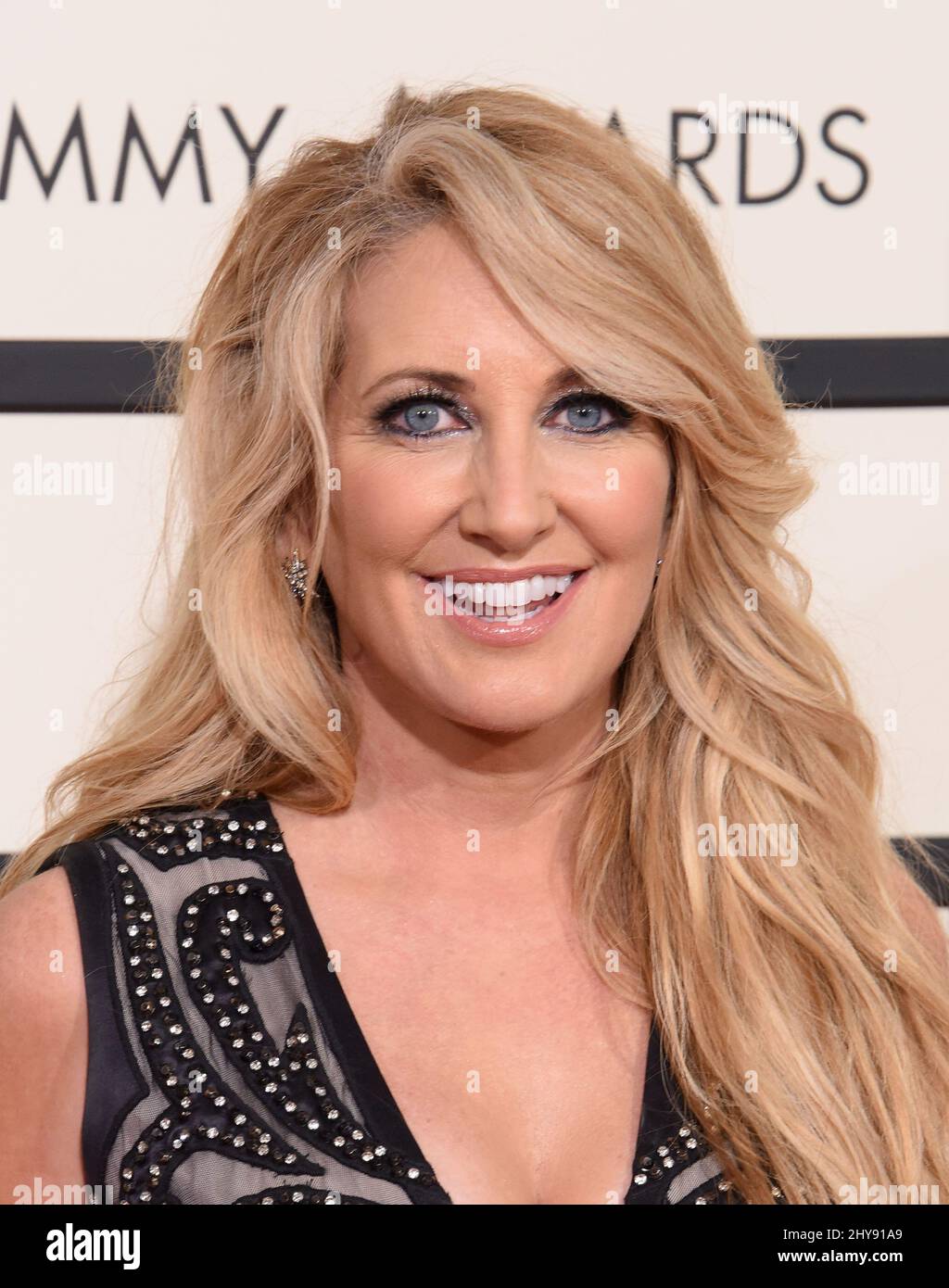 Lee Ann Womack arriving at the 58th Annual Grammy Awards held at