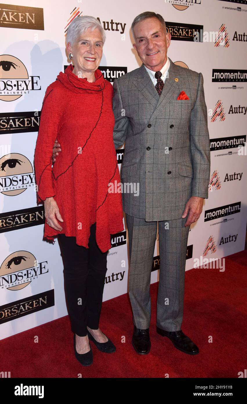 Mary beth west and w richard west jr attending the forsaken los