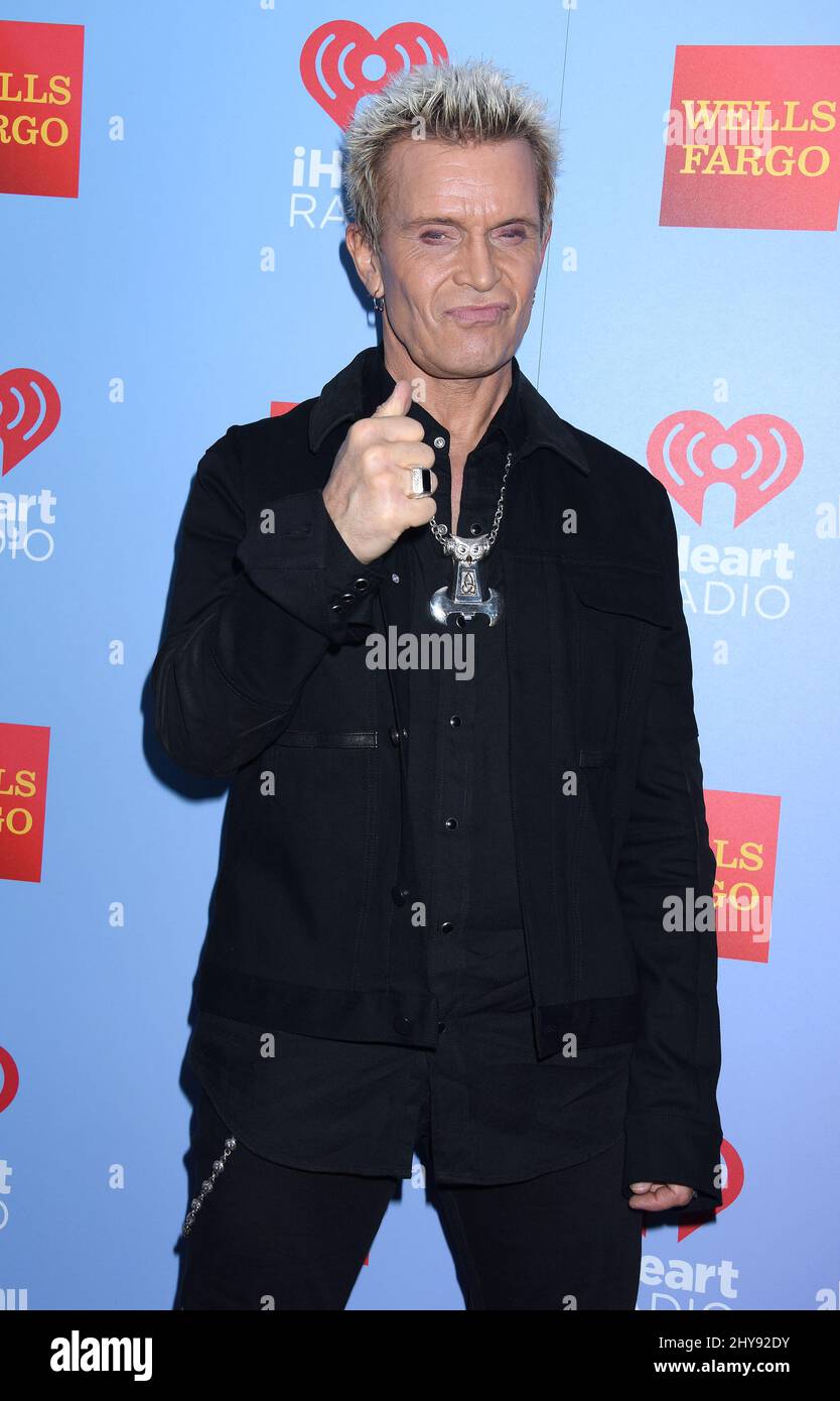 Billy Idol as Icons of the '80s are coming together for the first-ever iHeart80s Party held at The Forum Stock Photo