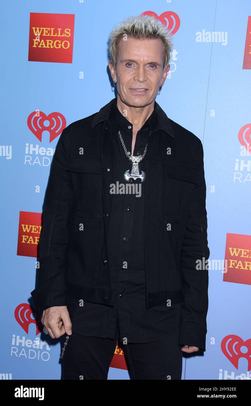 Billy Idol as Icons of the '80s are coming together for the first-ever iHeart80s Party held at The Forum Stock Photo