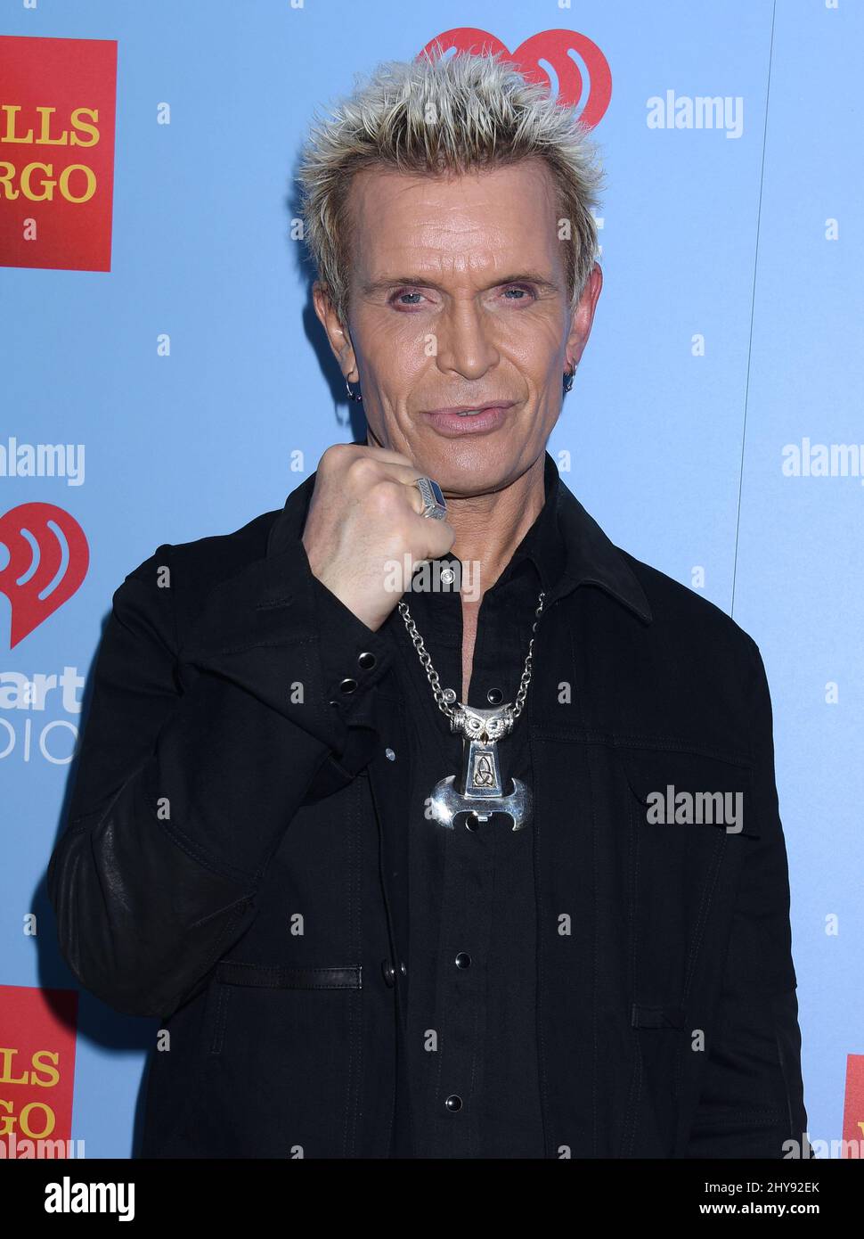 Billy Idol as Icons of the '80s are coming together for the first-ever iHeart80s Party held at The Forum Stock Photo