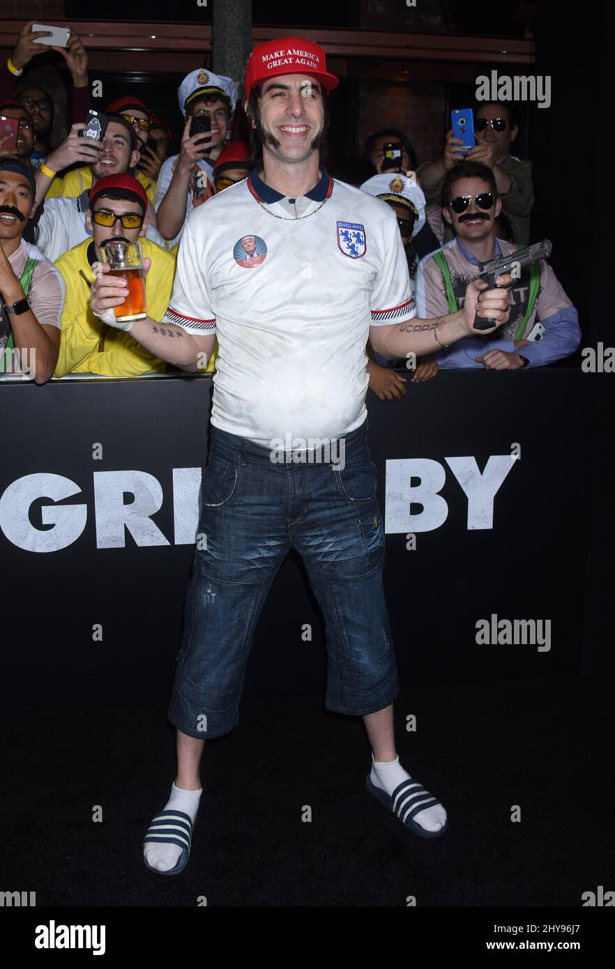 Sacha Baron Cohen attends "The Brothers Grimsby" Los Angeles Premiere ...