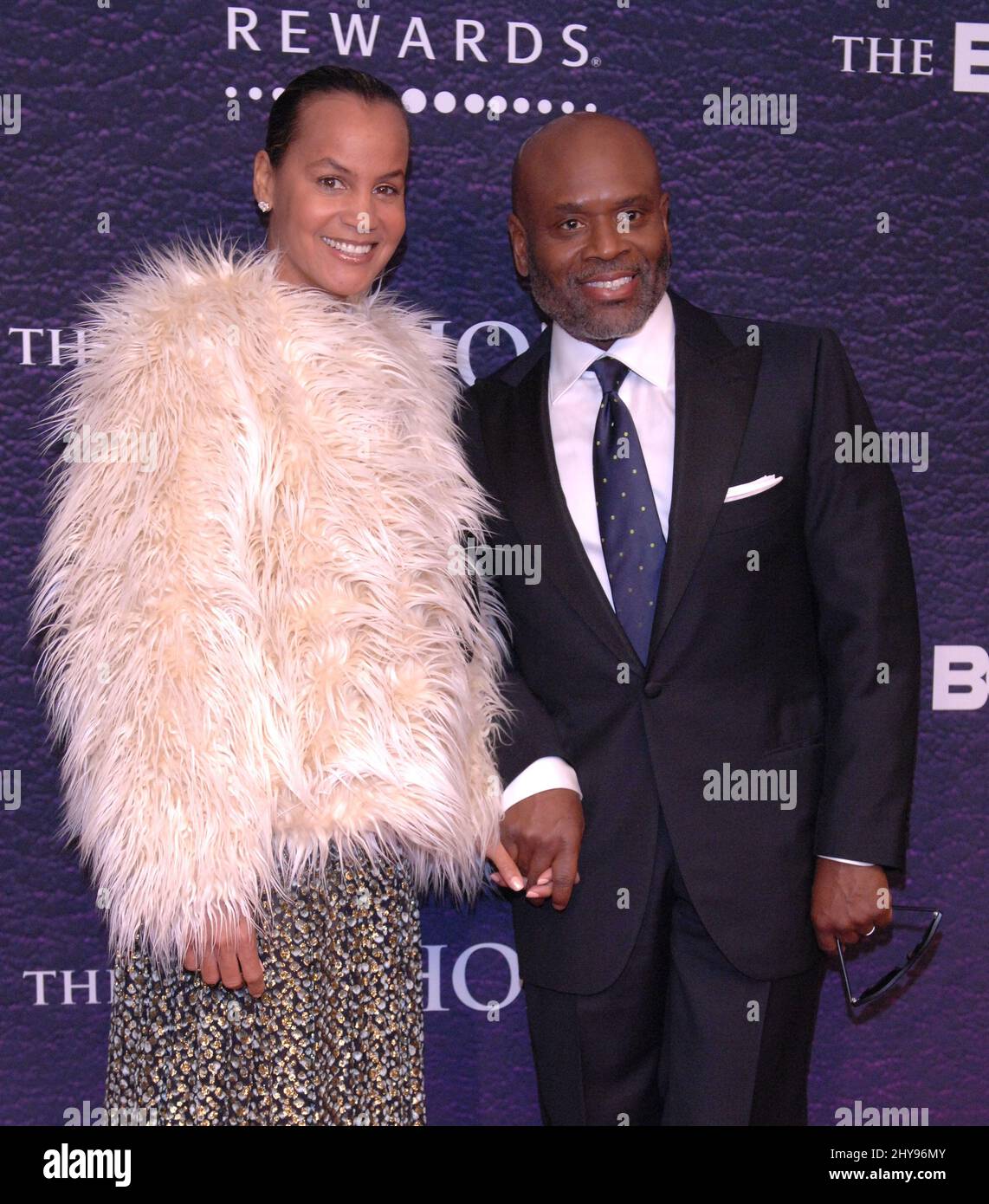 L.A. Reid, Erica Reid attending the 2016 BET Honors held at the Warner
