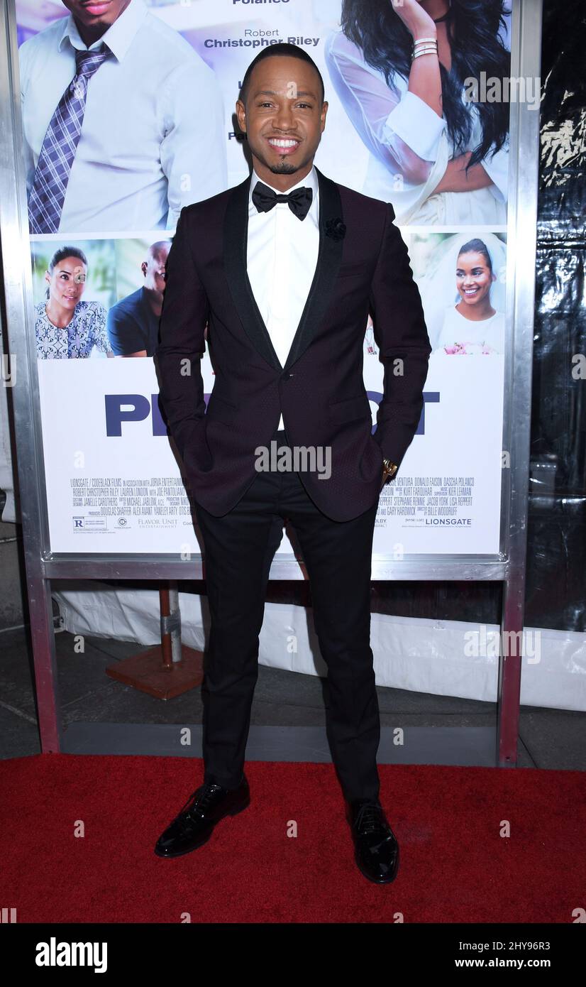 Terrence Jenkins attending "The Perfect Match" Los Angeles premiere